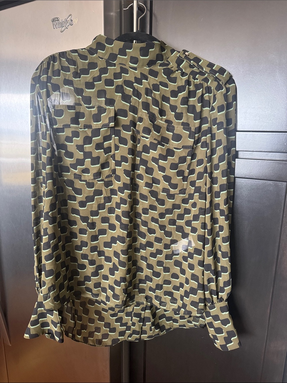 Kate Spade Olive Green Blouse
